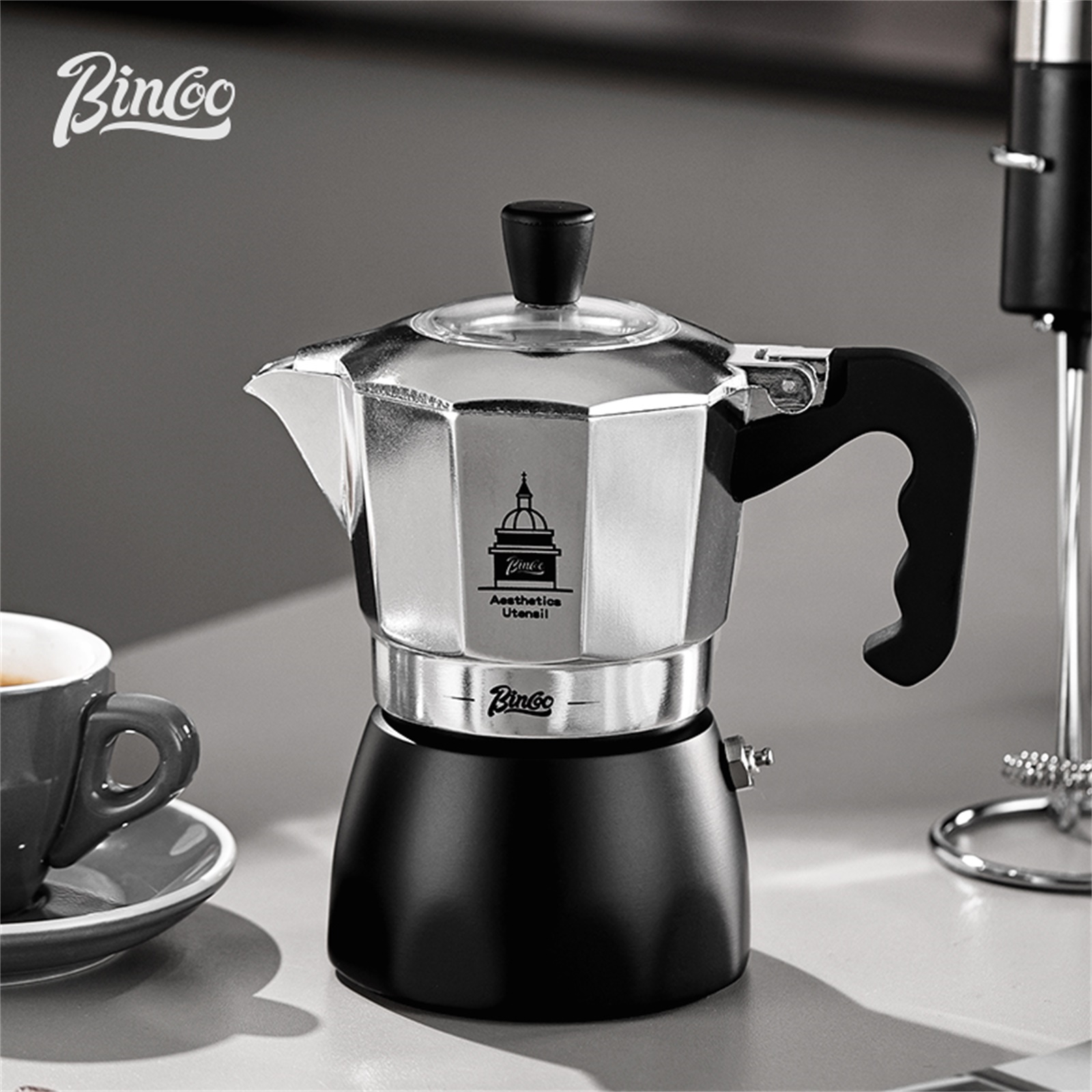 BINCOO Double Valve Moka Pot，E - огляд і ціна Coffee Equipment Espresso