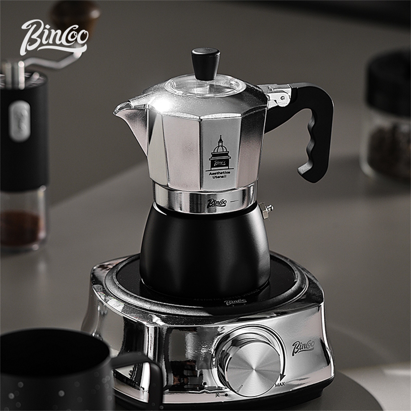 BINCOO Double Valve Moka Pot，E - огляд і ціна Coffee Equipment Espresso