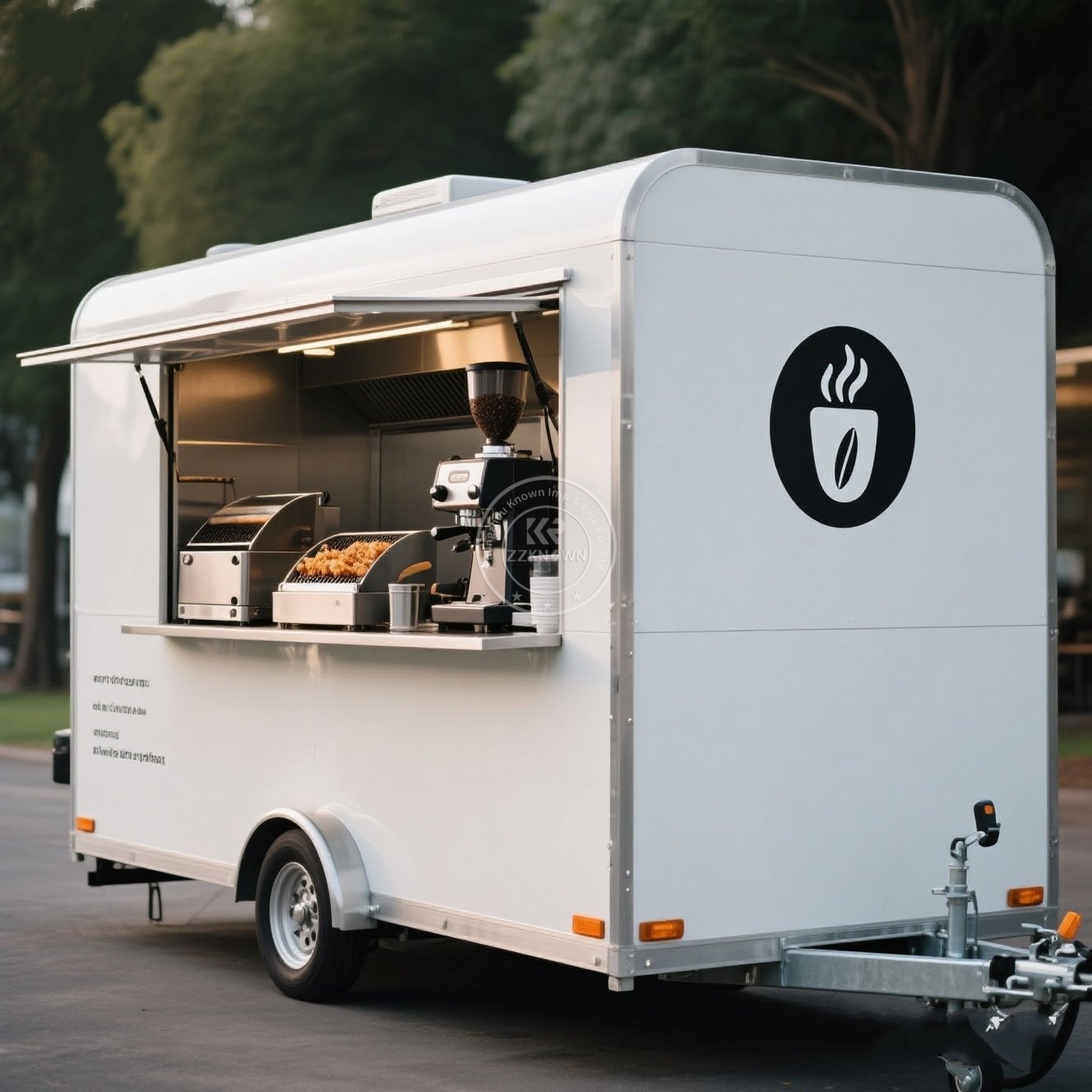 Custom Big Coffee Van Mobile F - огляд і ціна Coffee Van Equipment