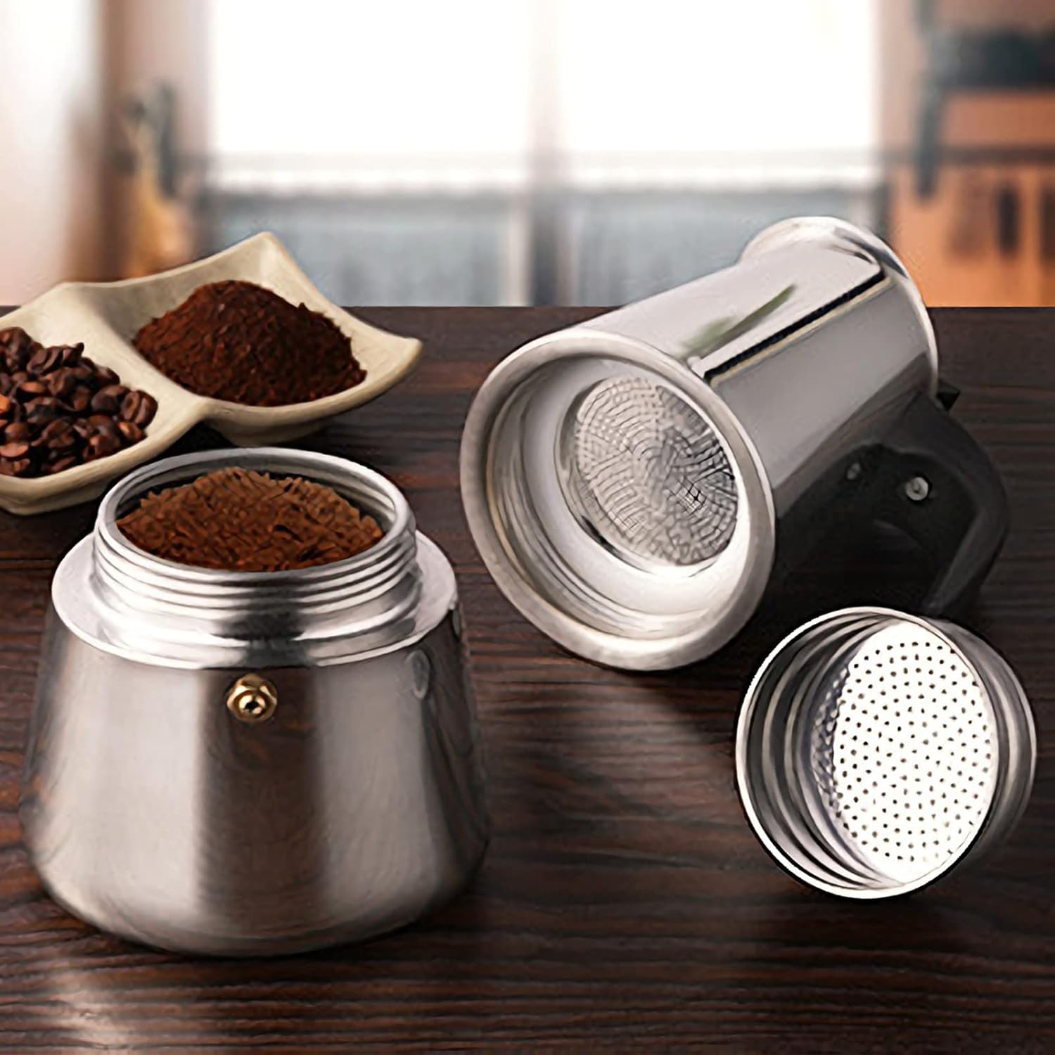 4/6/9 Cups Moka Pot Caffe Mach - огляд і ціна Coffee Equipment Espresso