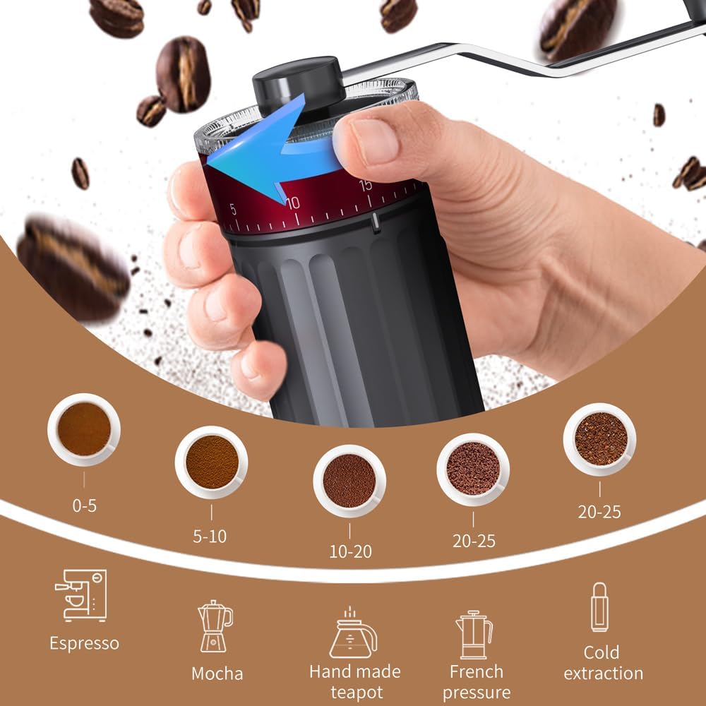 Manual Coffee Grinder with 40  - огляд і ціна Coffee Equipment Grinder
