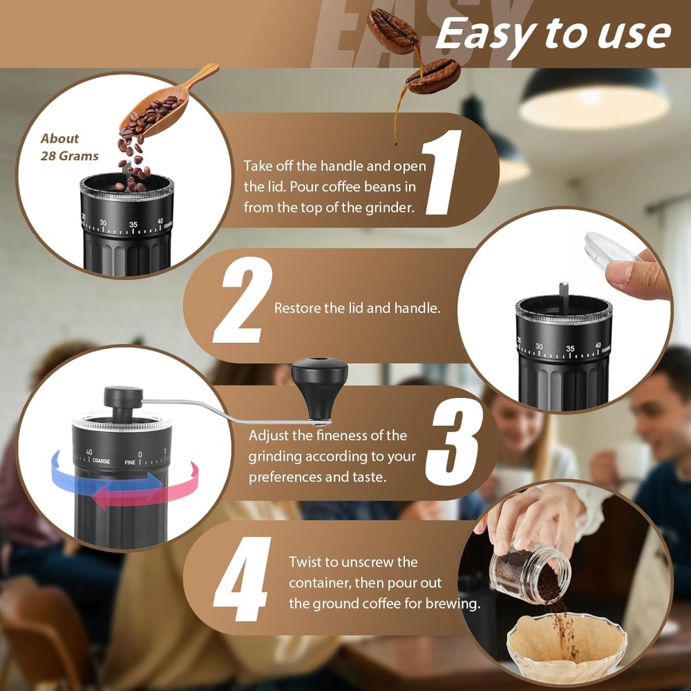 Manual Coffee Grinder with 40  - огляд і ціна Coffee Equipment Grinder