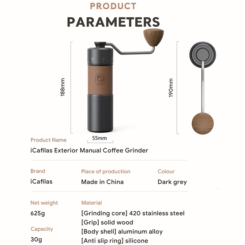 icafilas Manual Coffee Grinder - огляд і ціна Coffee Equipment Grinder