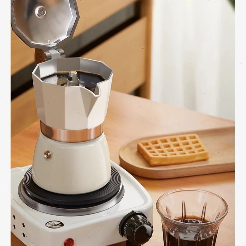 Round-bottomed Moka Pot Single - огляд і ціна Coffee Equipment Espresso